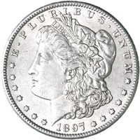 1897 S Higher Grade Better Date Morgan Dollar