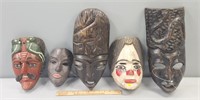 Wood Masks Theatrical & Ethnographic