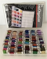 Floss Organizer LOT of  Over 80  Embroidery