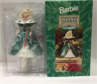 Holiday Barbie Stocking Hanger 1996