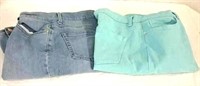 (2 Pair) Ladies Size 12S Jeans-Gloria Vanderbilt