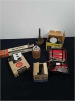 Group of vintage tools and parts