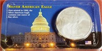 (47) - AMERICAN EAGLE SILVER DOLLAR