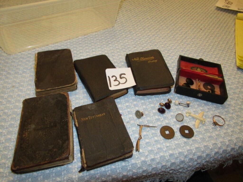 VINTAGE POCKET BIBLES, VINTAGE JEWELRY