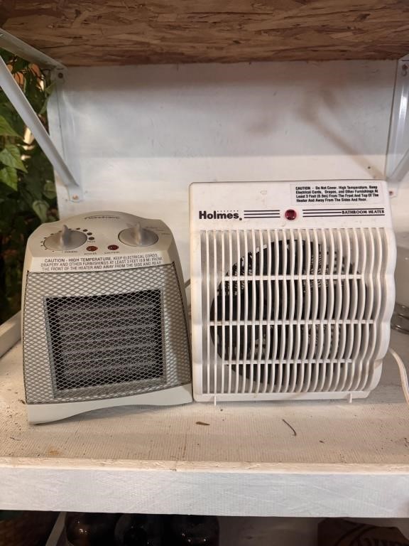 2 Miniature Portable Heaters