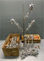 Vintage Silver Sparkler Christmas Tree