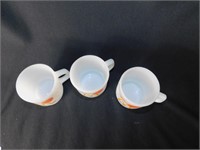 Lot Of 3, Fire King Cups