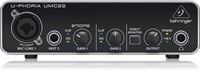 Behringer U-PHORIA UMC22 Audiophile 2x2 USB Audio