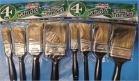 2 X (SET OF 4) BENNETT PAINT & TRIM BRUSHES