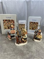 Hummel figurines, set of 3. With original boxes