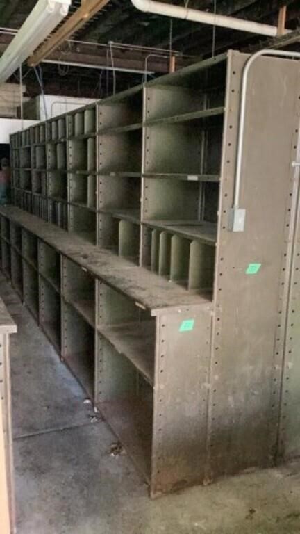 shelving Unit 31” D x 7’T x 21’ 7” L