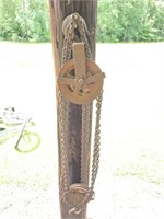 Heavy Duty Cast Iron Pulley & Chain