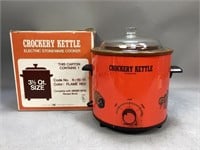 Crockery Kettle Stoneware Crockpot