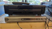 SONY CD PLAYER AND A PHILIPS DVD PLAYER