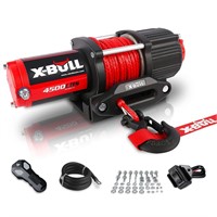 12V 4500LBS Synthetic Rope Electric Winch