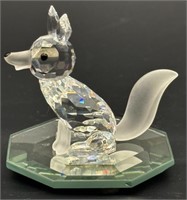 Swarovski Crystal Fox Figurine