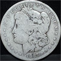 1887-O Morgan Silver Dollar