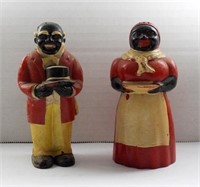 AUNT JEMIMA UNCLE MOSE SALT PEPPER SHAKERS