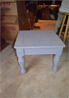 STURDY WOODEN END TABLE