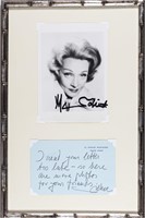 MARLENE DIETRICH AUTOGRAPHS