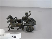 Cast Iron  Achilleas on Chariot