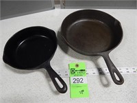 2 Cast iron skillets