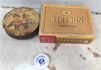 Stetson Panetela Cigar Box, Round Hershey's Chocla