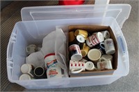 Large Tub Full of Coffee Cups