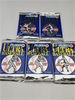 1991 ULTRA Baseball Card Pack Lot 5