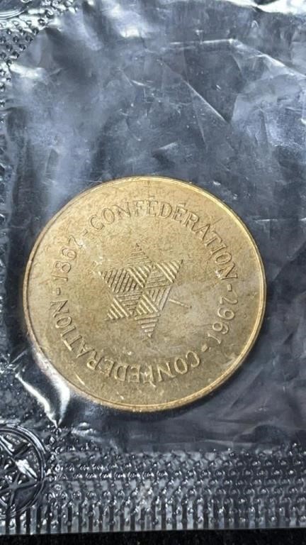 1867-1967 Canada Confederation Token/ Coin