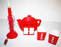 Retro Plastic Salt & Pepper Shakers, Electric