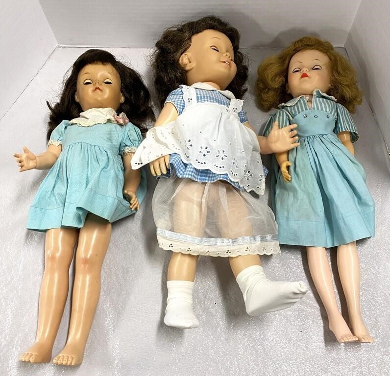 Three Vintage Dolls