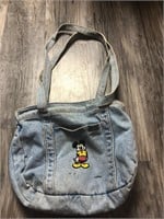 Vintage Disney Mickey Mouse Patch Bag Denim