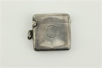 Sterling Silver Stamp Box Pendant