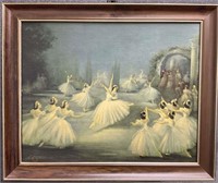 Vintage Print of Ballet Dancers, Carlotta Edwards