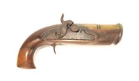 Percussion pistol (handheld cannon) 7" brass