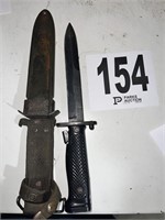 Vintage Us Military Knife W/Sheath