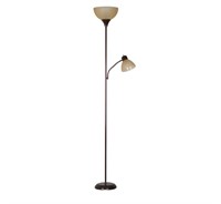 Mainstays 72'' Brown Combo Floor Lamp With