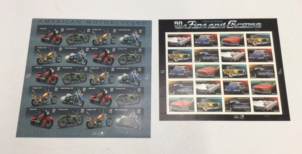 Car & Motorcycle Stamps TCG
