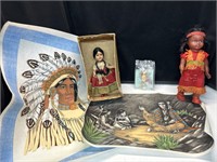 Native Indian Dolls and Paintings 
Mexico Doll