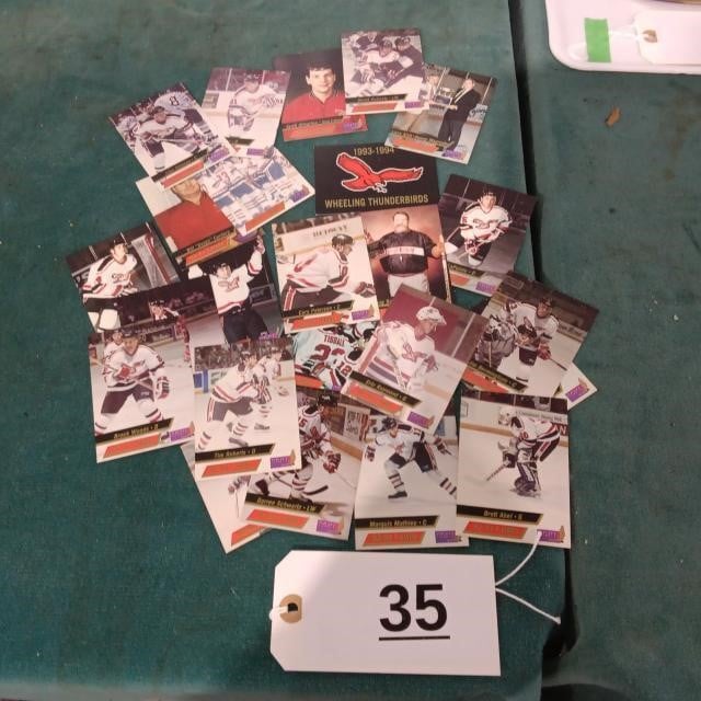 Wheeling Thunderbirds Hockey Cards