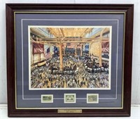 * Framed Print, Floor of NYSE “The Big Board”,