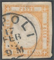 ITALY TWO SICILY'S #25 USED FINE-VF