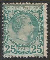 MONACO #6 MINT AVE-FINE HH