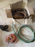 Miscellaneous lot- hose/ cords etc