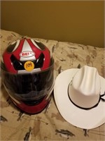 BELL MOTORCYCLE HELMET / SHIELD