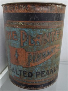 Planters Pennant Ten-Pound Salted Peanut Tin