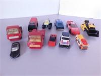 Lot de 10 voiture jouets miniatures toutes cond.