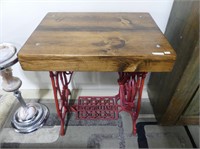 REPURPOSED CAST NEW WILLIAMS SEWING BASE TABLE