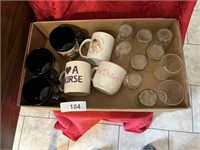 Jelly Jar Juice Glasses, Cups